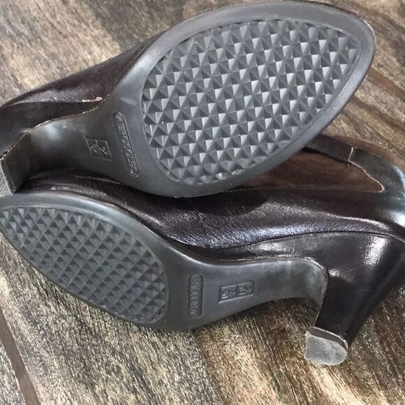 Aerosoles Women's Leather Ankle Booties/Boots, 7M, Brown - Picture 5 of 7